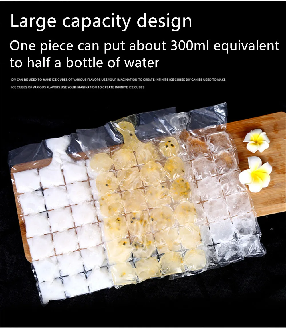Мешок льда DIY блок льда абразивные одноразовые воды Напиток Плесень Машина льда мешок кухня гаджет для хранения