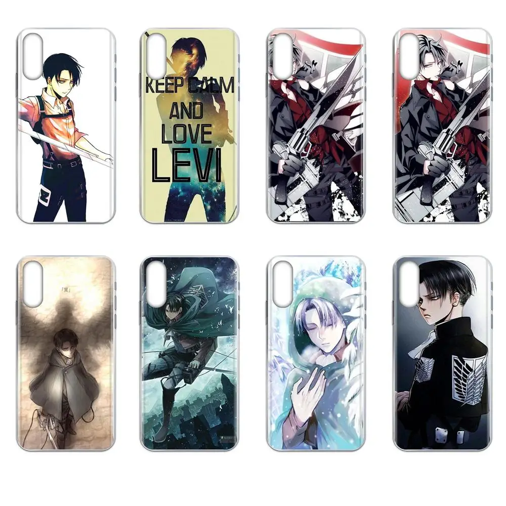 Attack On Titan Levi Rivaille TPU Phone Cases For Xiaomi Redmi Note 8 8A 8T 10 K30 5G Pro Motorola G G2 G3 G4 G5 G6 G7 Plus | Мобильные