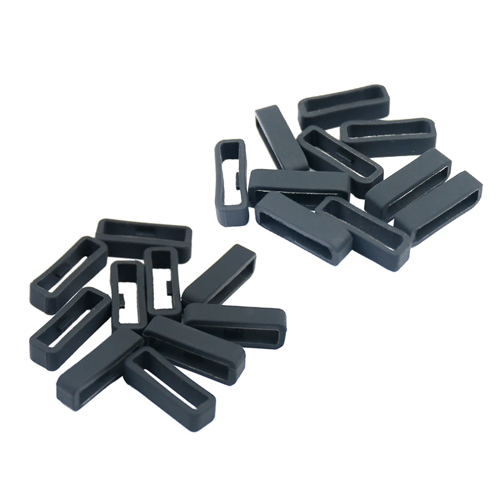 20x Rubber Strap Loop Fastener Rings Replacement for  Fenix 5S/5S Plus