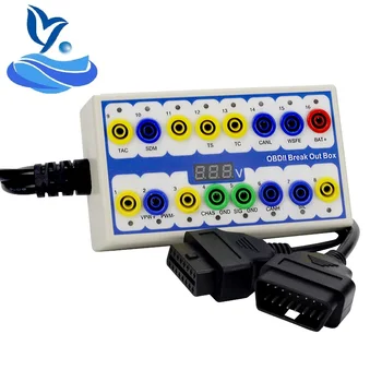 

OBD2 Breakout Box Car OBD 2 Break Out Box Car Protocol Detector Auto Can Test Box Automotive Connector Car-detector Obd2 Scanner