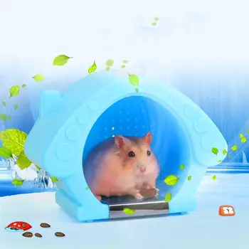 

Summer Pets Hamster Cage Nest Cooling House Room Sleeping Bed Cushion Cooler