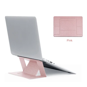 

Adjustable Invisible Portable PU Folding Laptop Stand For MacBook Pro/Air Notebook Universal Tablet Stand For Office