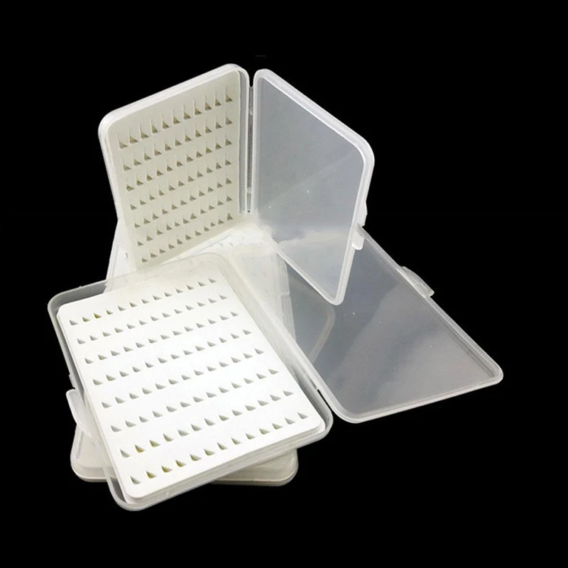 Holder Box Large Capacity Case Professional Transparent Fishing Flies Storage Tackle Clear
