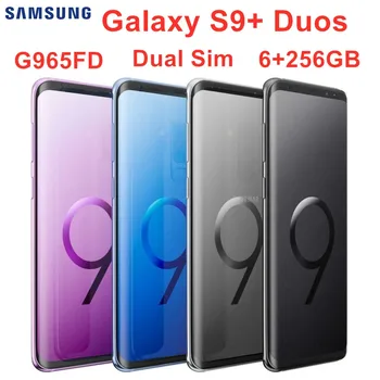 

Samsung Galaxy S9 Plus S9+ Duos G965FD 256GB ROM 6GB RAM Dual Sim Original Mobile Phone Octa Core 6.2" Dual 12MP Exynos NFC