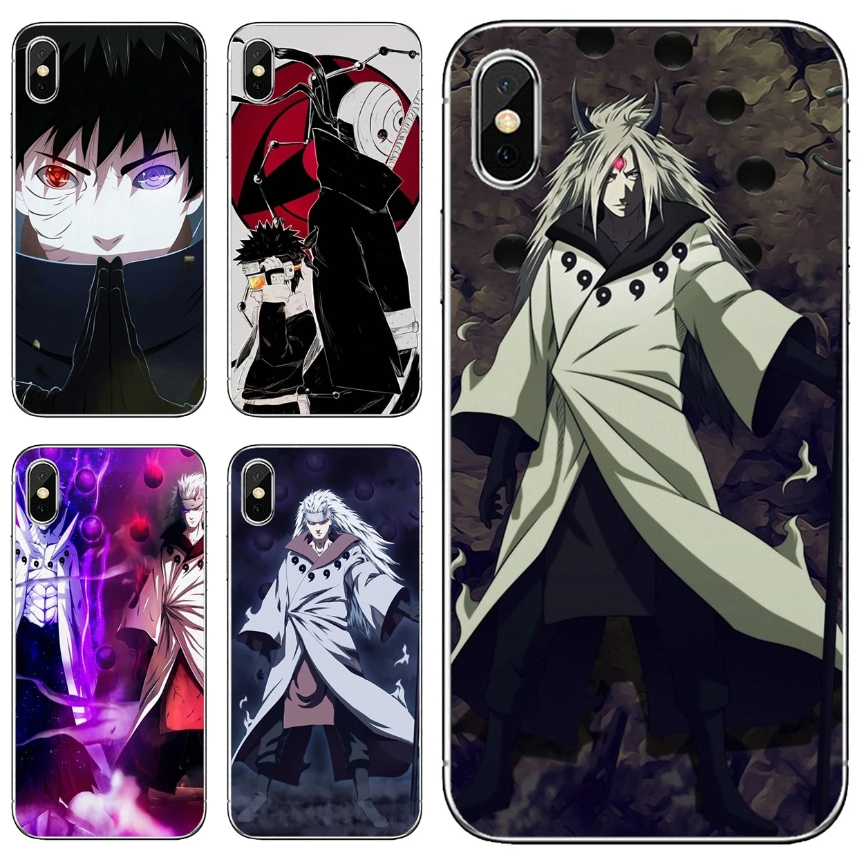 naruto-Uchiha-Madara-Obito For Samsung Galaxy Note 3 4 5 8 9 S3 S4 S5 Mini S6 S7 Edge S8 S9 S10 Plus Housing | Мобильные телефоны и