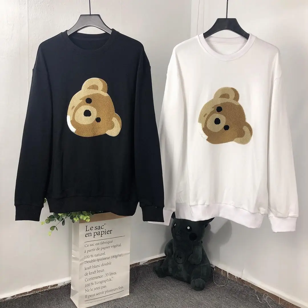

19SS Palm Angels Hoodies men women Bear Print 1:1 High Quality Palm Angels Sweatshirts High Street Palm Angels Pullover