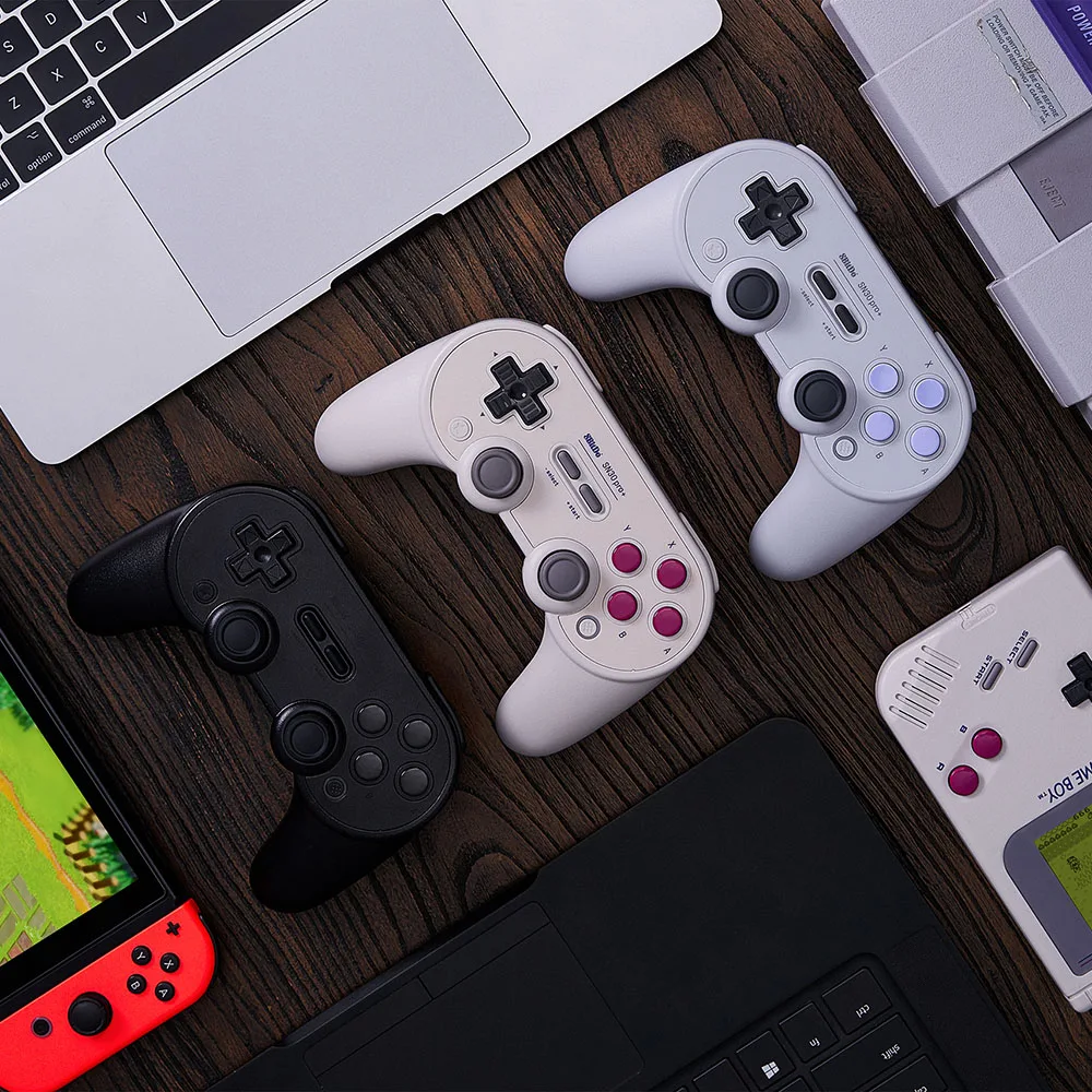 8Bitdo SN30 Pro+ Bluetooth Gamepad For Switch Black Edition / SN Edition / G Classic Edition(Optional) Cordless Controller