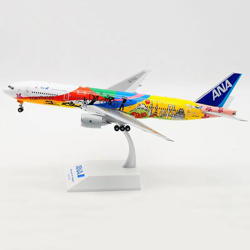 32 см 1:200 BOEING 777 B777-200 Ана Авиакомпания Самолет Модель сплава W шасси литья под давлением игрушка собрать ребенок сувенир