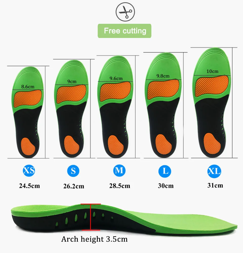 Green orthopedic insole8