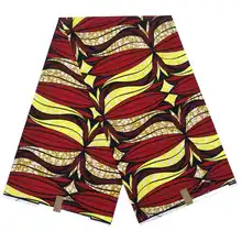 Новая печать мягкая африканская вощеная ткань принтом Нигерия Анкара воск для шитья платья Pagne Africain tissus хлопок