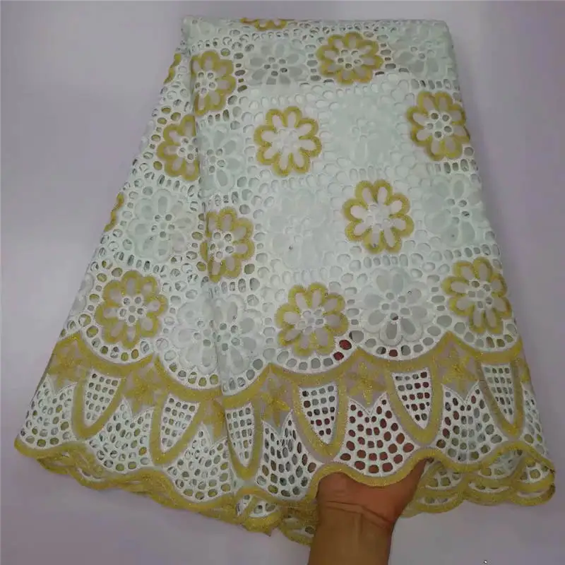LY! хлопок африканская сухая кружевная ткань нигерийская кружевная ткань высокое качество швейцарская вуаль в швейцарской! J110508