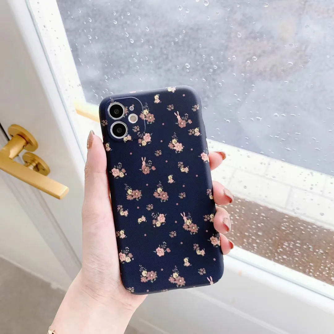 Women's Floral Printed Phone Case for iPhone