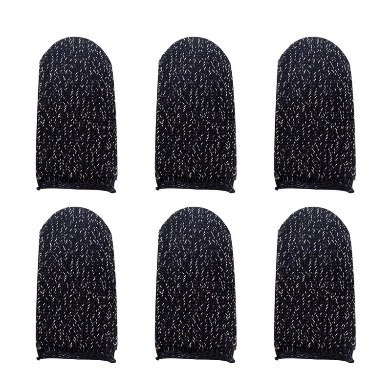 6PCS Mobile Game Controller Finger Sleeve Sets Anti-Sweat Reusable Sweatproof Breathable Full Press Sn Set for PUBG | Электроника