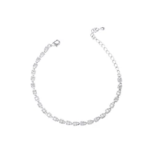 WEIMANJINGDIAN New Arrival Square Shape Cubic Zirconia CZ Zircon Crystal Tennis Bracelet for Women Bride or Bridesmaid