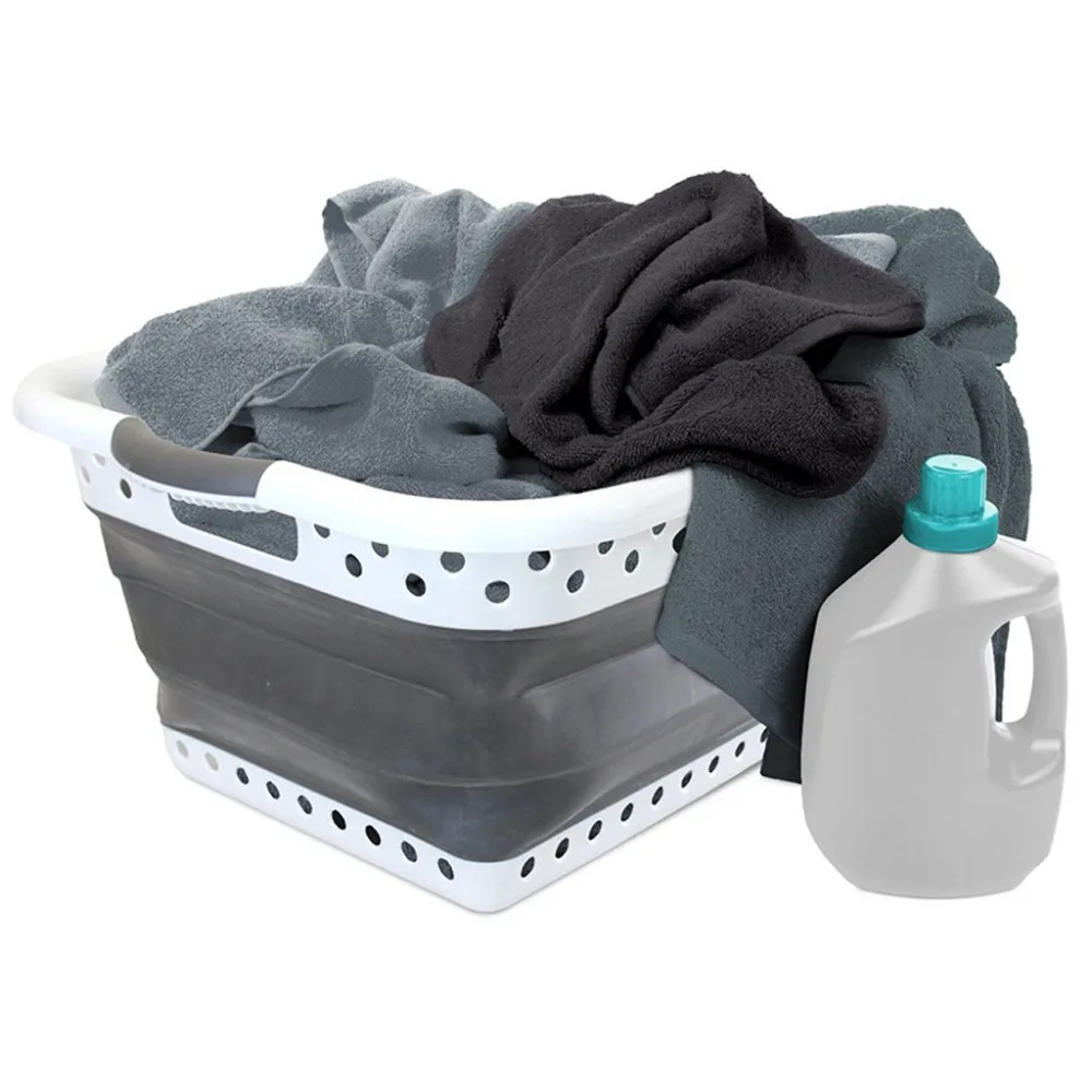 Портативная складная корзина для белья складная корзина для хранения Органайзер с ручкой контейнеры для хранения ванной комнаты lavanderia CD