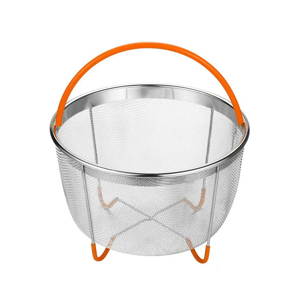 Orange Корзина для мгновенных кастрюль аксессуары 6 Qt Нержавеющая сталь Пароварка мгновенный горшок - Цвет: Orange
