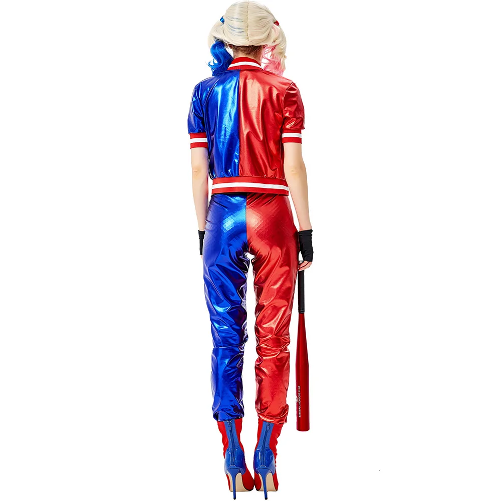 Women's Suicide Squad Clown Harley Quinn Halloween Costume - Dress Up, Cosplay, Fancy Dress, Carnival Attire image 5