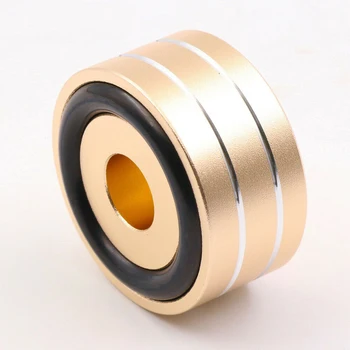 

4PCS 40*20mm Machined Full Aluminum Amplifier Feet PC Chassis Speaker Cabinet Isolation Stand Base DAC Turntable Pad Cone