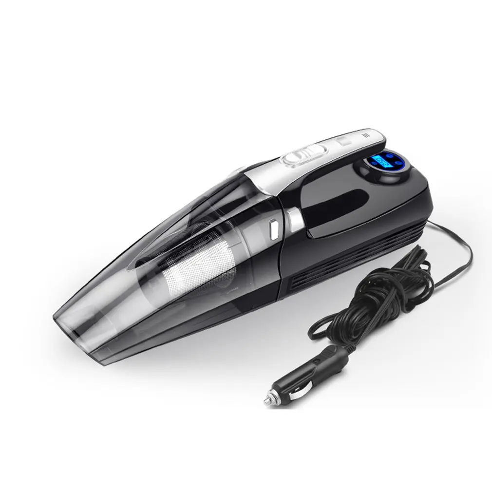 

4000PA Strong Suction Power Car Vacuum Cleaner Filter Air Compressor Pump Tire Inflator Tire Pressure Measurement Drop Shipping