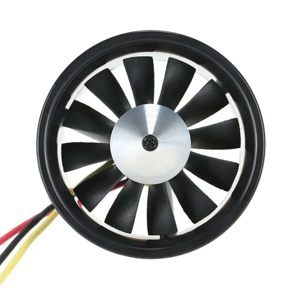 Kuulee QX-Motor new 64mm EDF 12 leaf set QF2822-4300kv 3s upgrade section edf 64mm ducted fan