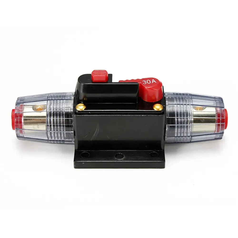 12 V-24 V DC домашняя солнечная система Водонепроницаемый сброс автомата защиты предохранитель инвертора