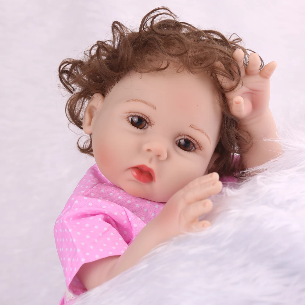 NPK Кукла реборн игрушка куклы 1" 45 см весь корпус силиконовый винил reborn baby girl куклы bebes reborn bonecas play house игрушки