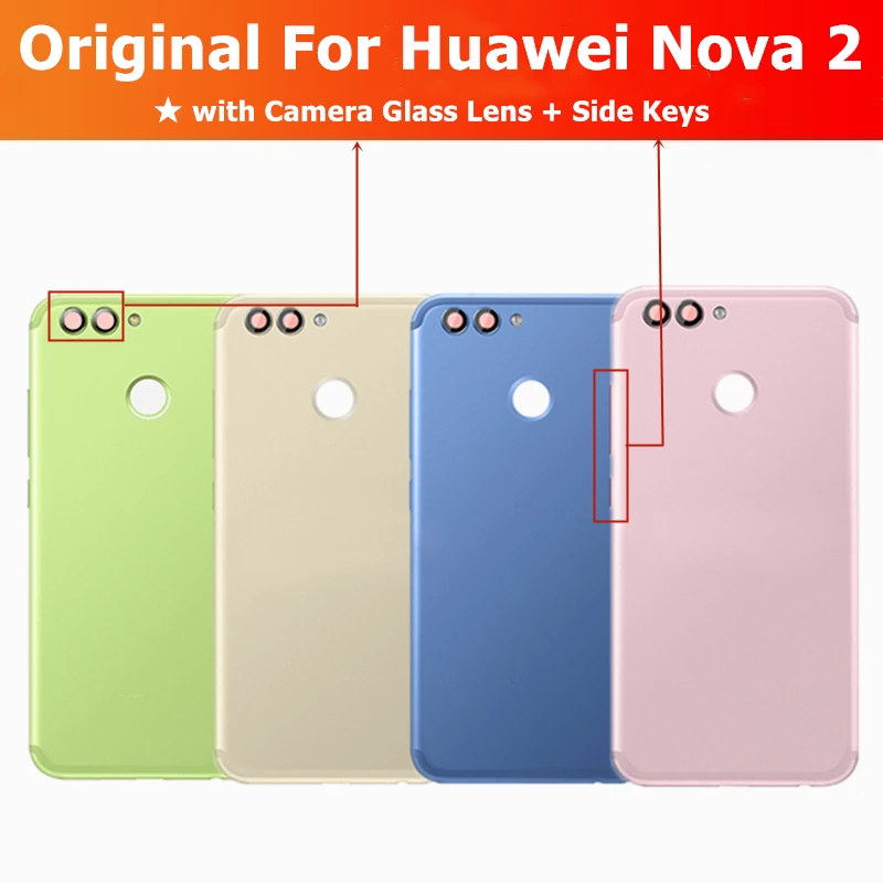 Оригинальная задняя крышка батарейного отсека для Huawei Nova 2 + стеклянный объектив