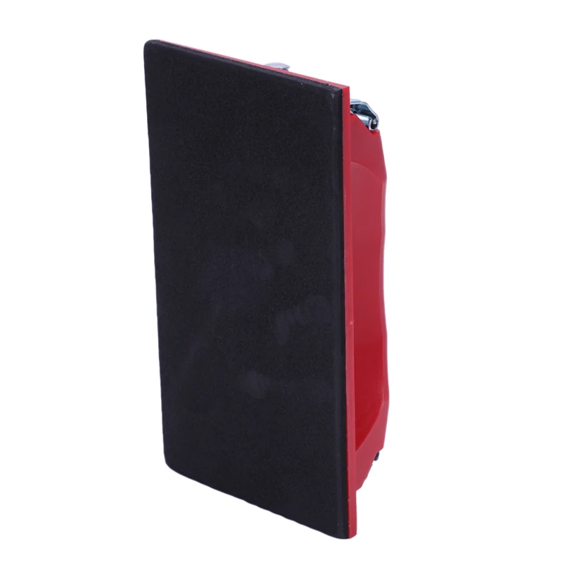 Прямоугольная бумага зернистость держатель наждачной бумаги ручной шлифовальный станок красный черный