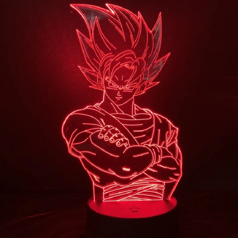 VCity 3D ночник Dragon Ball серии Goku мультфильм рисунок Touch беспроводной USB лампа атмосферное освещение домашний магазин стол современный декор