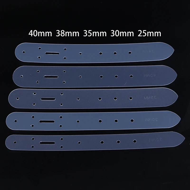 5Pcs/Set DIY Leather Belt Buckle Punch Hole Templates Tools
