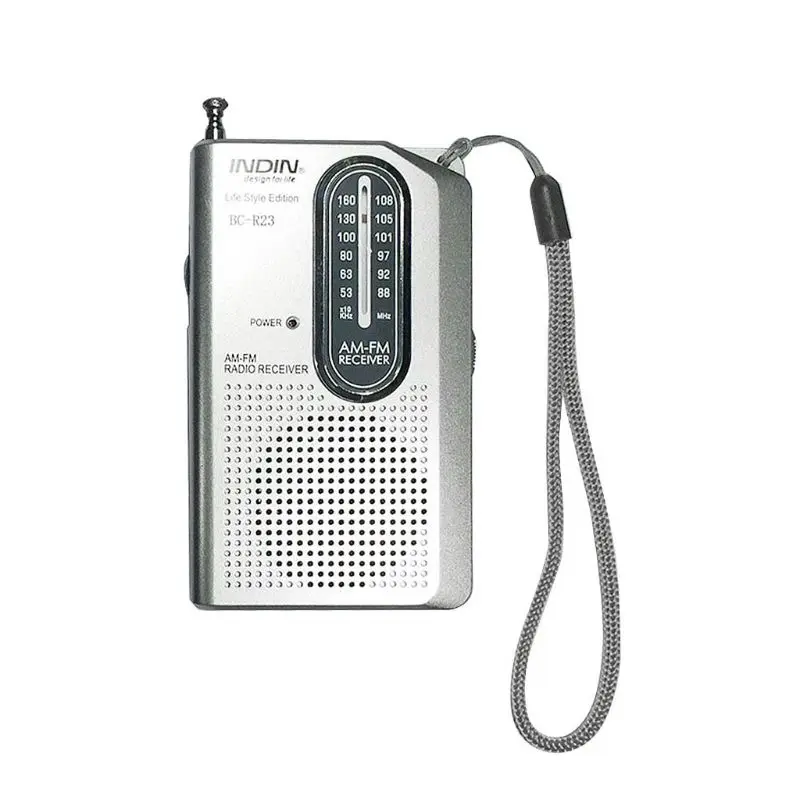 Мини портативный Радио Карманный AM/FM транзистор радио плеер с разъемом для наушников для пожилых людей Прогулки Пешие прогулки Кемпинг на открытом воздухе
