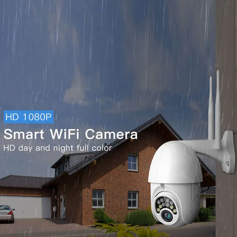 Mini Camera 360-degree Adjustable Smart Camera Practical Wireless WiFi Connection Outdoor Waterproof HD 1080p Home Camera