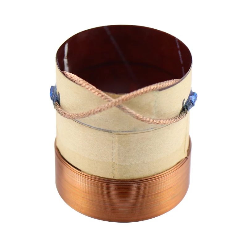SHEVCHENKO 38.5mm 8Ohm Bass Voice Coil 4-Layer Rround Copper Wire Coil Speaker Accessories Fiberglass Material 2pcs