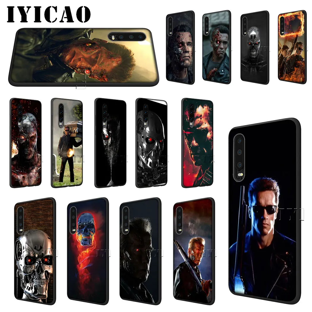 Мягкий чехол Terminator Schwarzenegger для Huawei Honor View 20 Note 10 8X 8C 8 6A 7A 7X 7C 9X Lite Pro|Чехлы-накладки| |