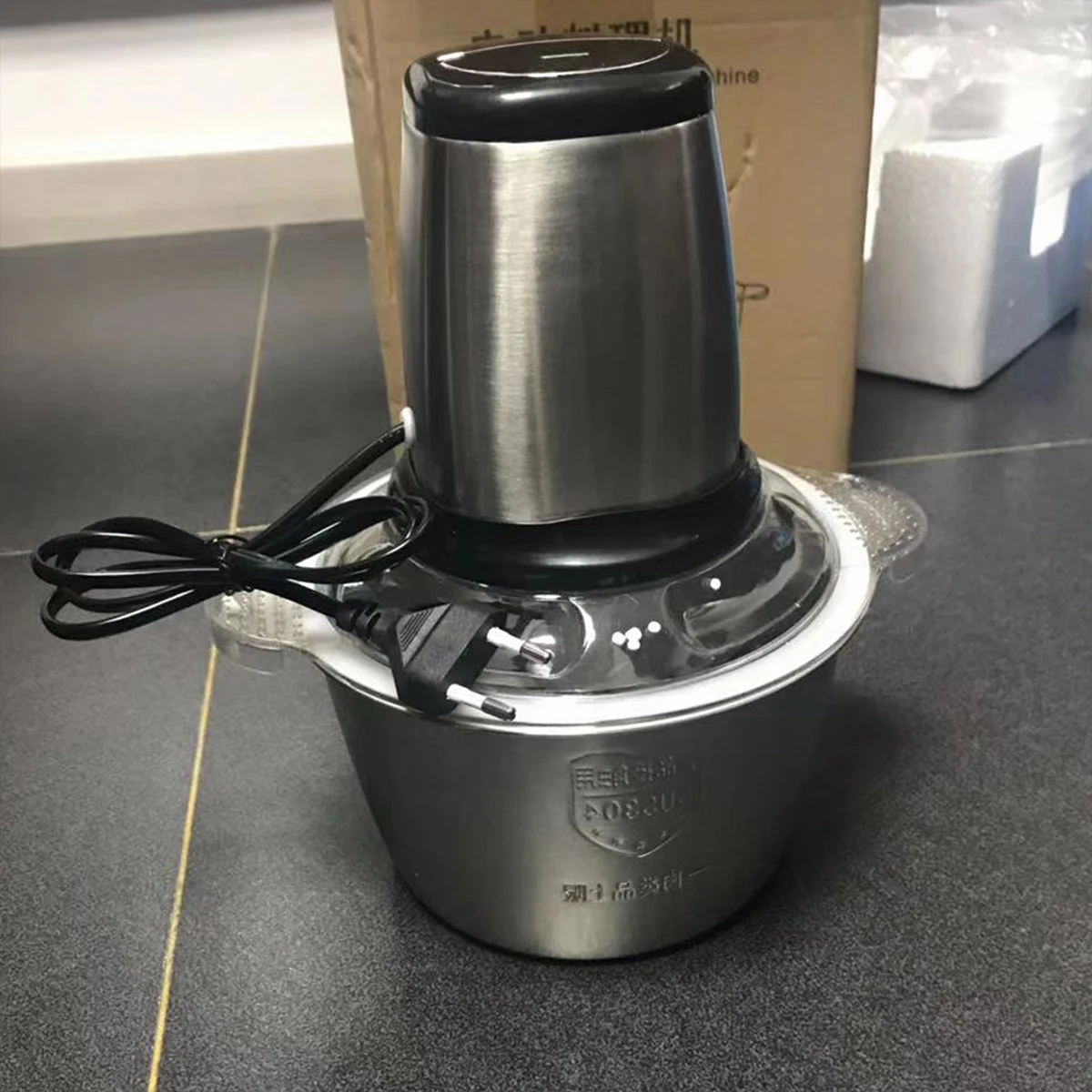 meat grinder Stainless Steel Chopper Electric Automatic Mincing Machine High-quality Household Grinder Food Processor |