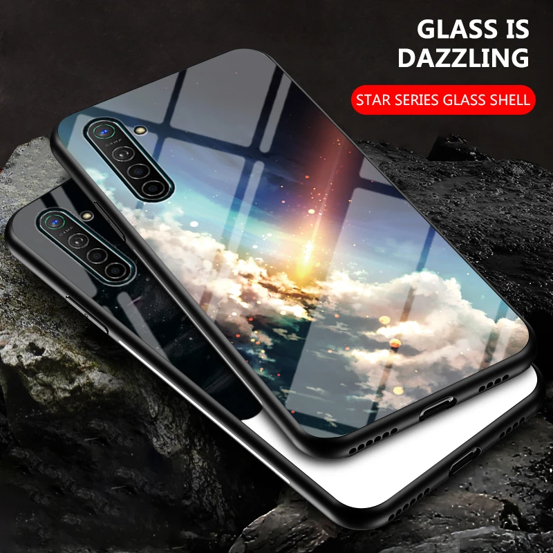 Realme Xt Premium Back Case Luxury Tempered Glass Tpu Bumper Shell For Oppo Realme X2 Pro Case Real Me X 2 X2pro Back Cover Skin Phone Case Covers Aliexpress