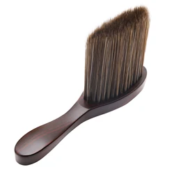 Premium Wooden Barber Hair & Beard Cleaning Brush - Salon Styling Tool (D)