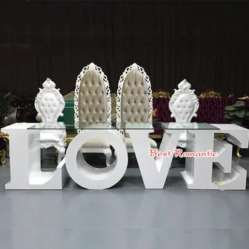 

New wedding digital alphabet dessert table white cake table birthday surprise scene layout acrylic letters