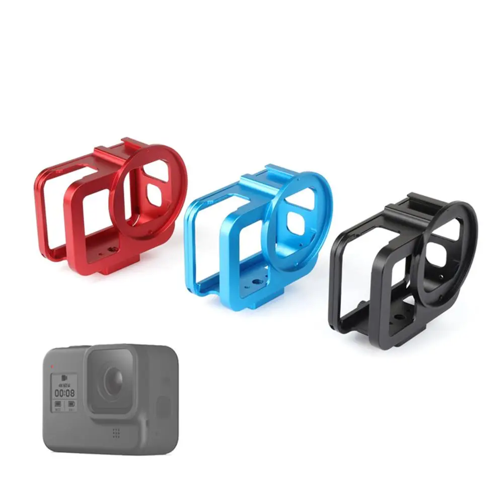 Для GoPro8 алюминиевая рамка металлическая клетка для собаки защитный чехол VLOG комплект для стрельбы аксессуары для спортивной камеры