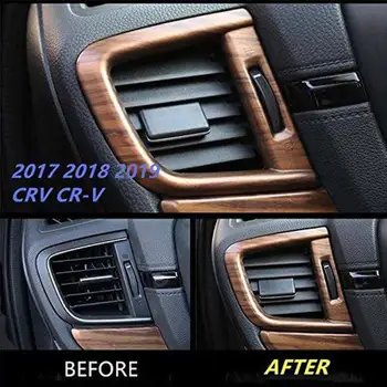 

2pcs Decoration Cover Peach Cover For Honda CRV CR-V 17-19 ABS Plastic