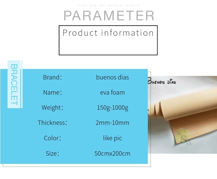 Buones dias 50 см* 200 см/лот 38 градусов твердость 2 мм-5 мм листы вспененного этилвинилацетата, материалы для рукоделия легко резать, ручная работа DIY косплей