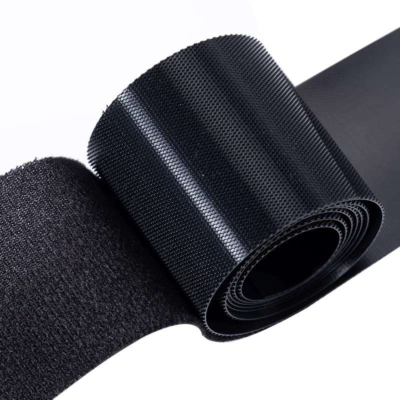 Super Thin Black & White Baby Soft Adhesive Tape for Kids - Hoop and Hook Fastener Sewing Accessories