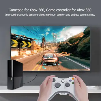 

Wireless USB Wired Game Controller Bluetooth Wireless Gamepad For Xbox 360 Joystick PC Video Game Pads Joypad For XBOX 360 Slim