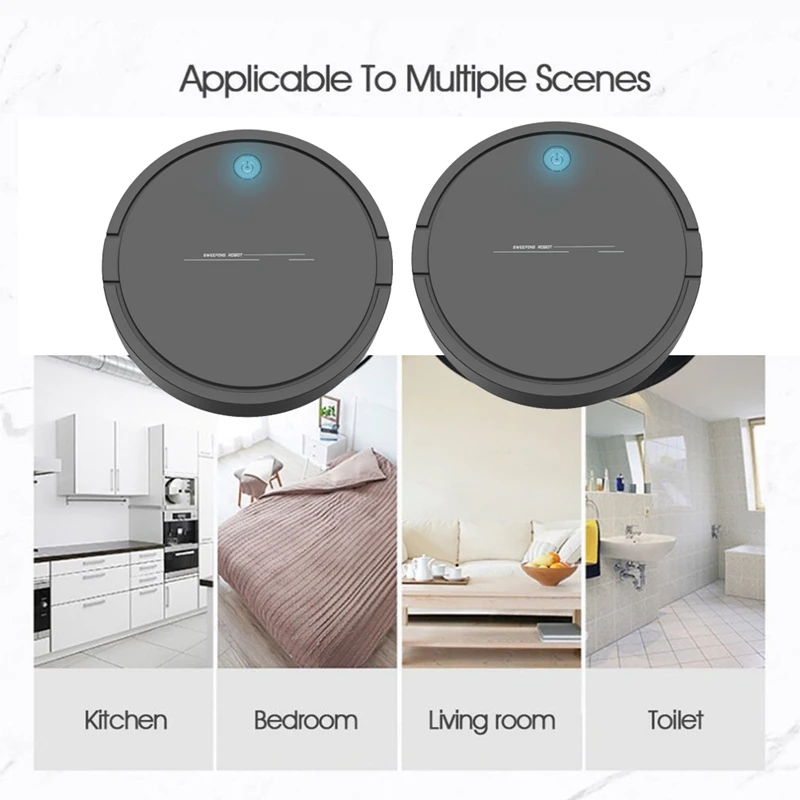 Creative Automatic Sweeping Robot Vacuum Cleaner USB Charging Cordless Vacuum Cleaner Cordless Robot Vacuum Robots