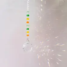 Висячие оконные кристаллы бусины Радуга производитель Кристалл Suncatchers Fengshui призмы