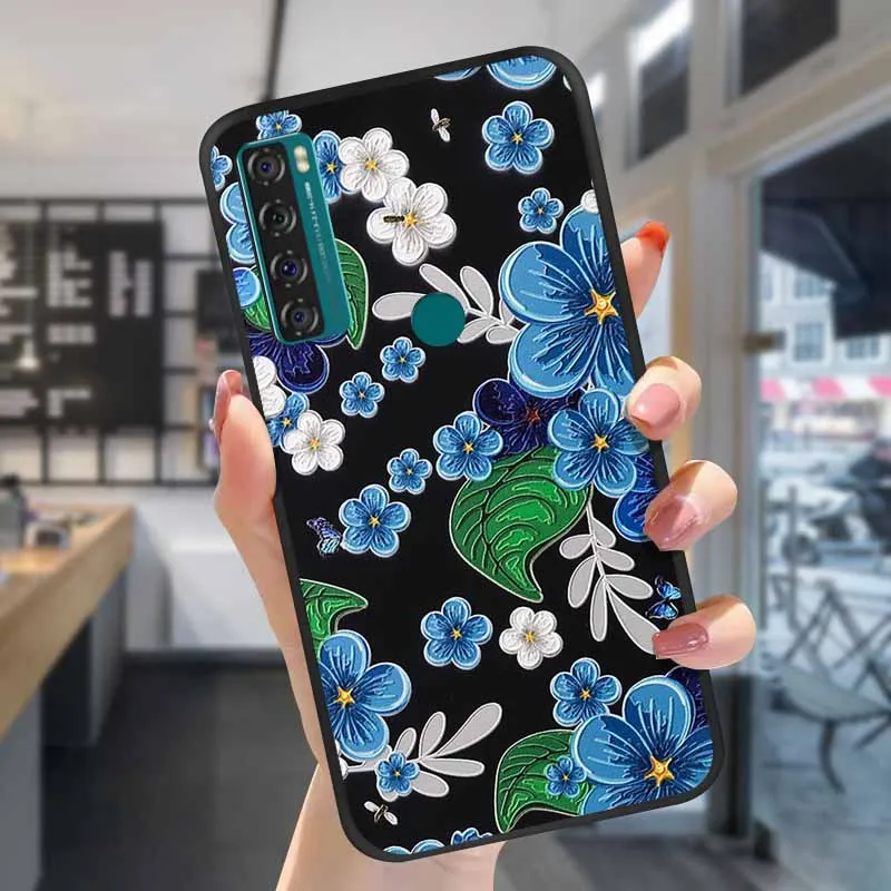 3D Relief Silicone Cartoon Embossed Covers - Durable Back Case Bumper Coque
