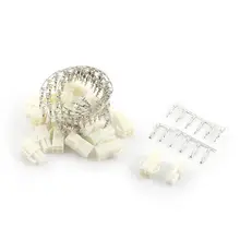 10 комплектов 4,5 мм 4Pin мужской женский разъем Tamiya непроводной разъем белый