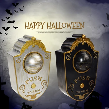 

New Halloween Doorbell One-eyed Doorbell Terrible Sound Scary Bell Pendant Decoration for Halloween Party Horror Props