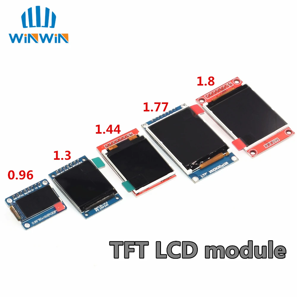 0,96 дюймов 7 P SPI HD 65 К полный Цвет ЖК-дисплей модуль ST7735 Drive IC 80*160