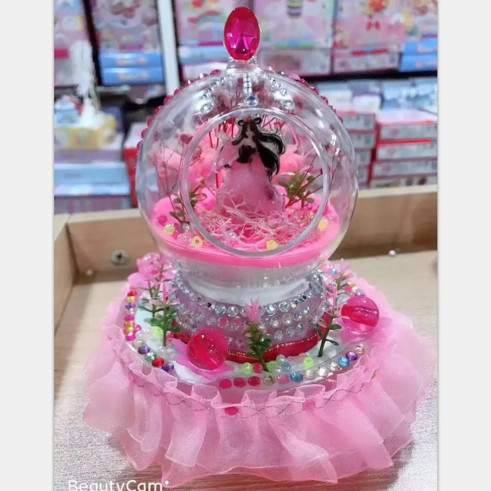 

Kai Bay Workshop Ye Luoli Wonderland Music Box DIY Children Hand-made Creative Adhesive Scene Gift Toy